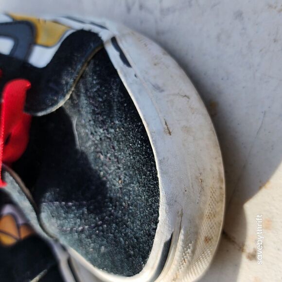 VANS SK8-HI USED‎ SIZE 8 DISNEY MICKEY AND FRIENDS BLACK BEIGE - Picture 9 of 12